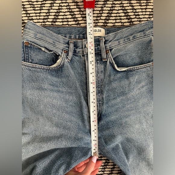 Agolde 90s Denim Jeans Size 25 - Picture 6 of 7